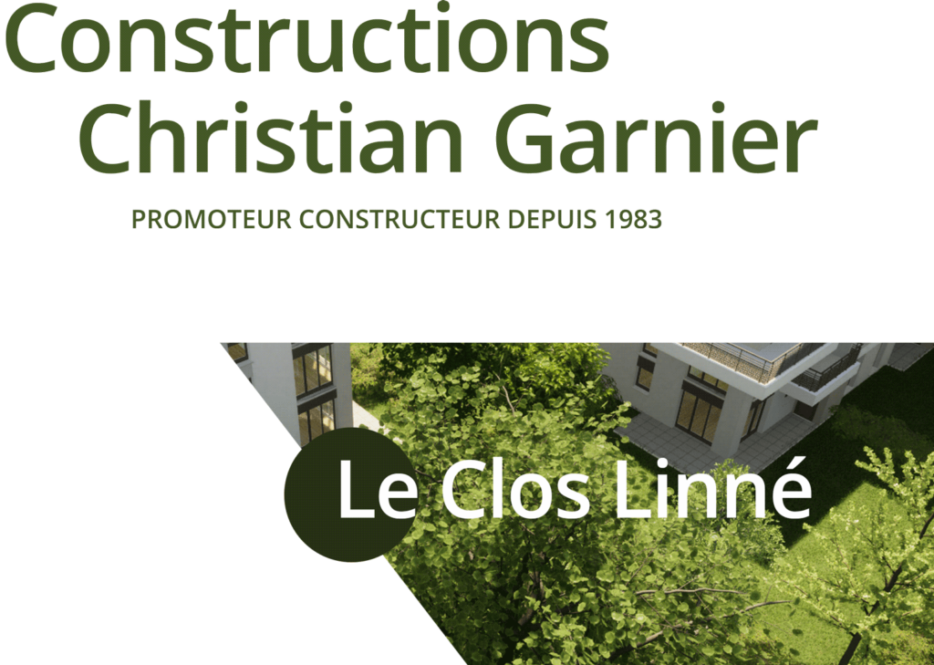 Constructions Christian Garnier - Promoteur constructeur depuis 1983 - Lien vers programme actuel